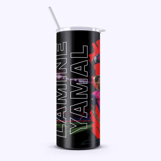 Lamine Yamal 20oz Tumbler – Stainless Steel, Insulated, With Straw