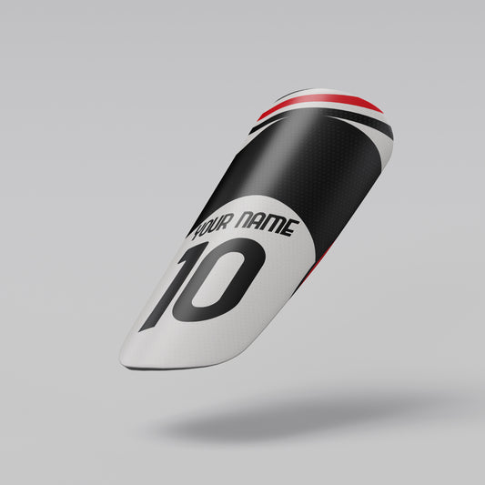 Tumbler with a cricket-themed design on a white background