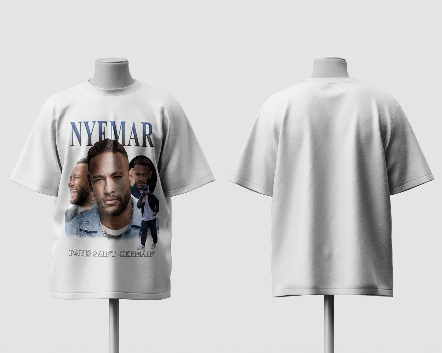 neymar psg graphic football fan tee