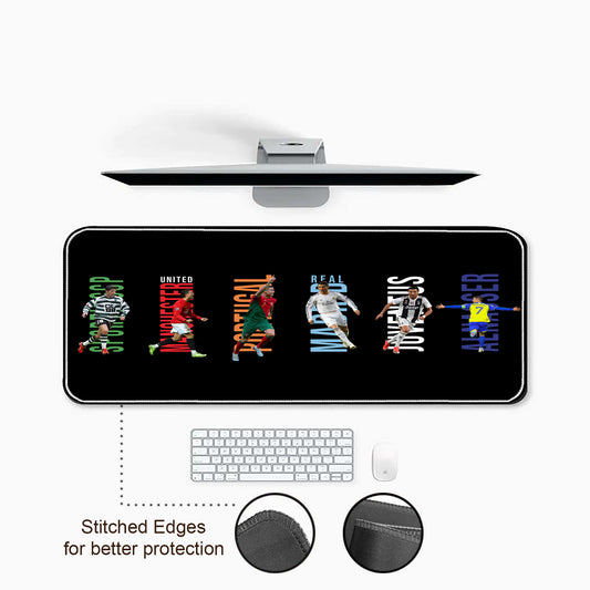 Ronaldo career Teams Desk-Mat