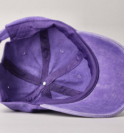 Purple Washed Baseball Cap