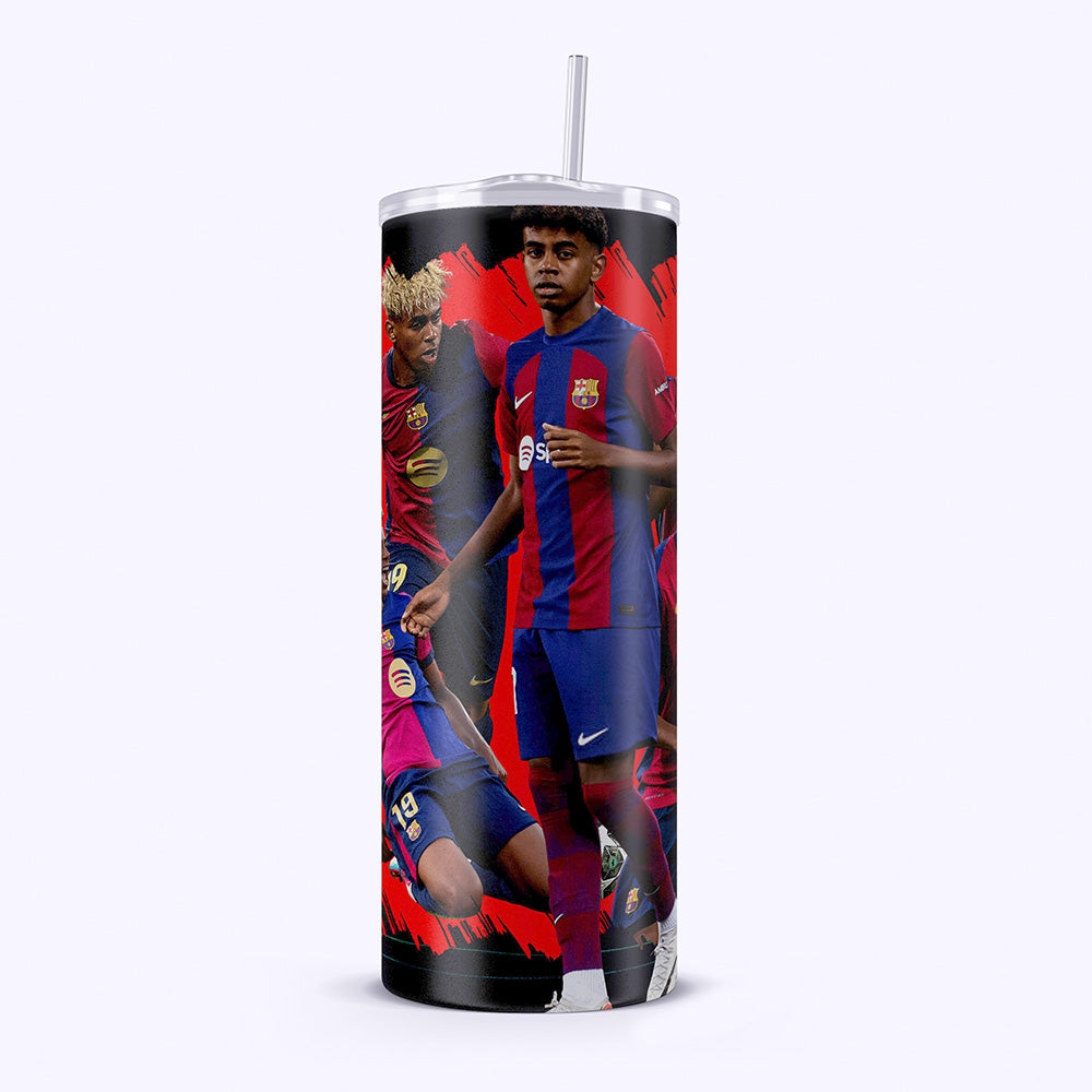 Lamine Yamal 20oz Tumbler – Stainless Steel, Insulated, With Straw