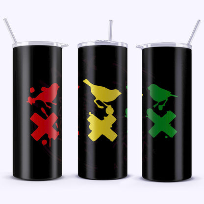 Three Little Birds Edition 20oz Tumbler – Stainless Steel, Insulated, With Straw
