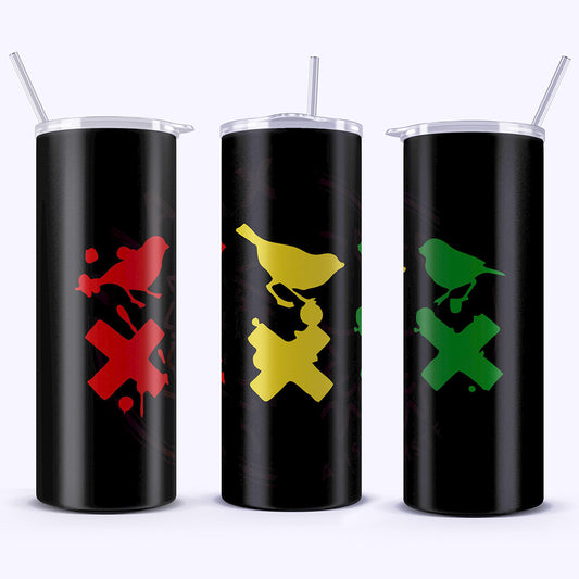 Three Little Birds Edition 20oz Tumbler – Stainless Steel, Insulated, With Straw