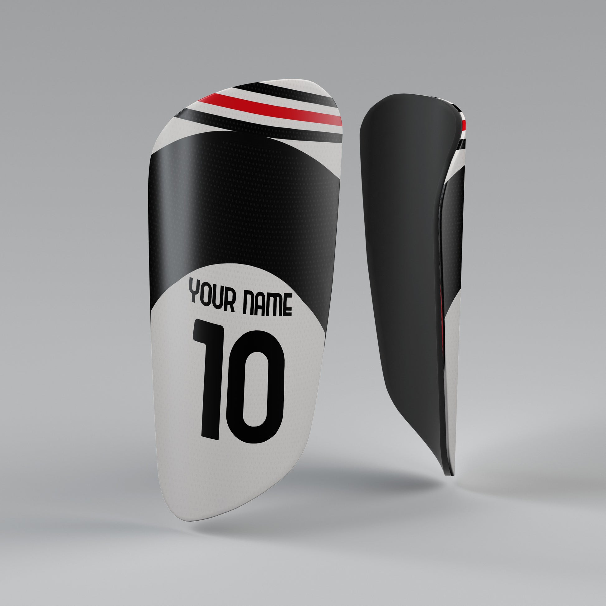 Three blue tumblers with a sports-themed design featuring a player and text.