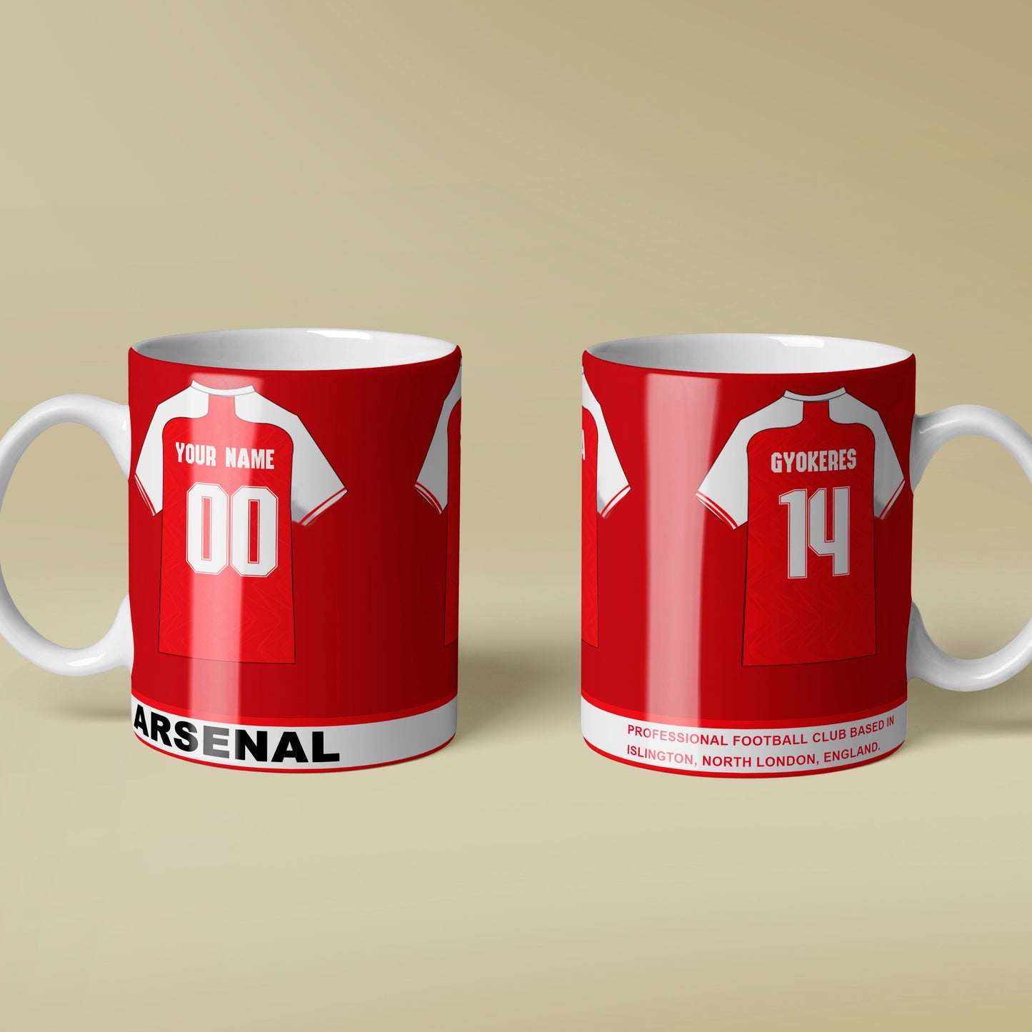 Arsenal Home Jersey Mug 25/26