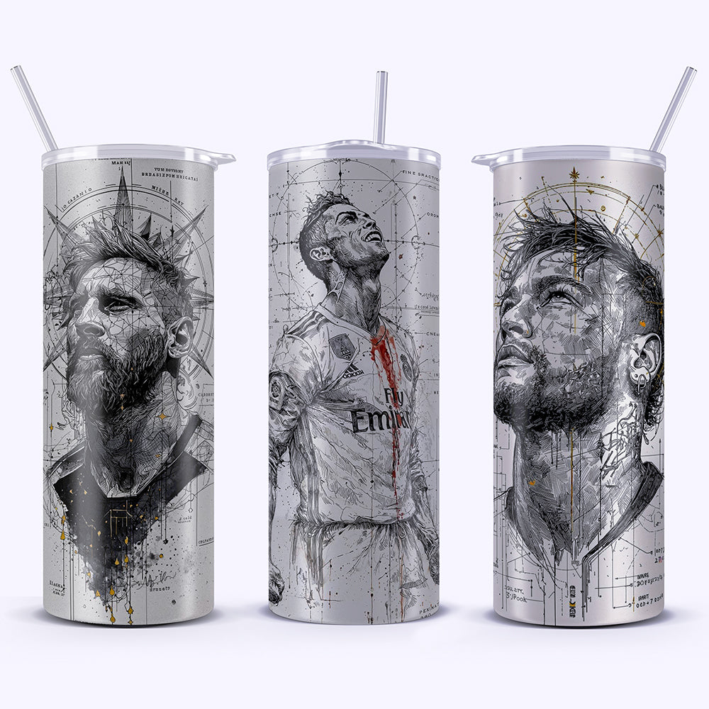 Blueprint Of A Legend 20oz Tumbler – Stainless Steel, Insulated, With Straw
