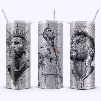 Blueprint Of A Legend 20oz Tumbler – Stainless Steel, Insulated, With Straw