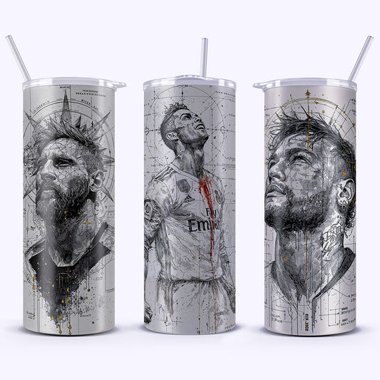 Blueprint Of A Legend 20oz Tumbler – Stainless Steel, Insulated, With Straw