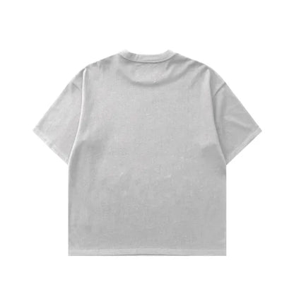 Gray t-shirt on a white background