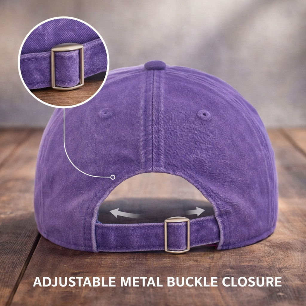 Purple Washed Baseball Cap