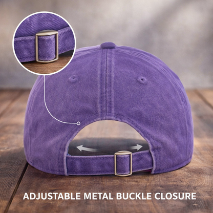 Purple Washed Baseball Cap