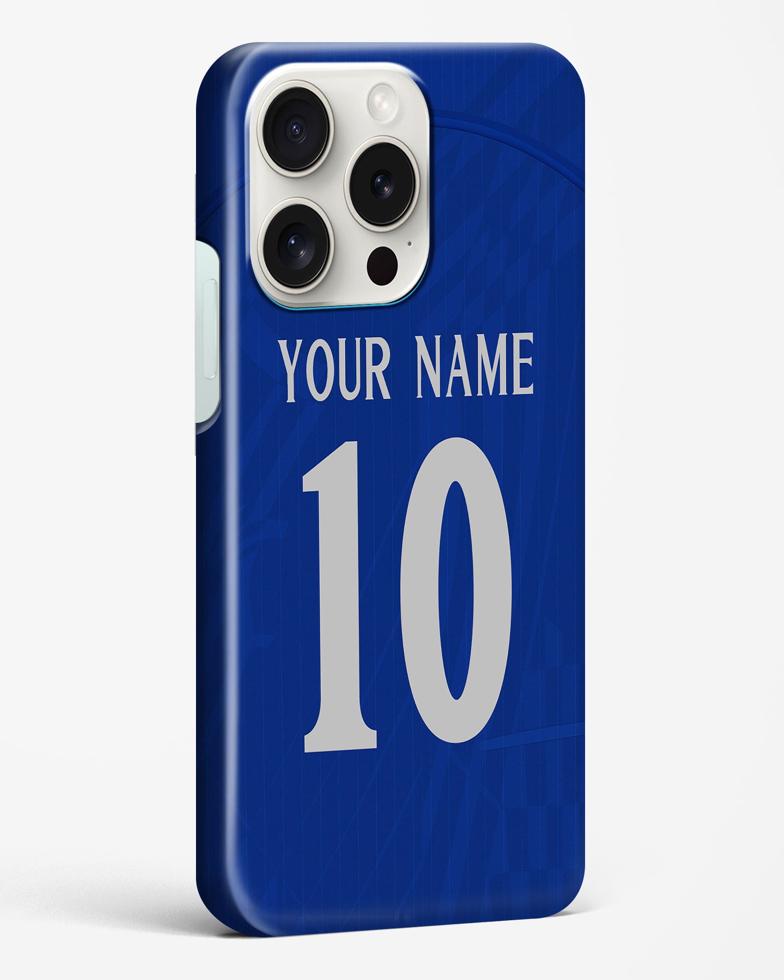 Chelsea Home 25/26 Soccer Jersey Hard Case with custom name and number