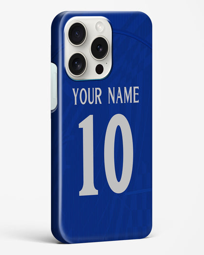 Chelsea Home 25/26 Soccer Jersey Hard Case with custom name and number