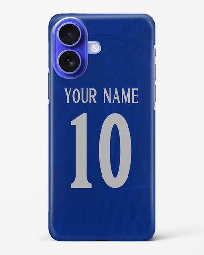 Personalized Chelsea Home 25/26 Soccer Jersey Hard Case for iPhone