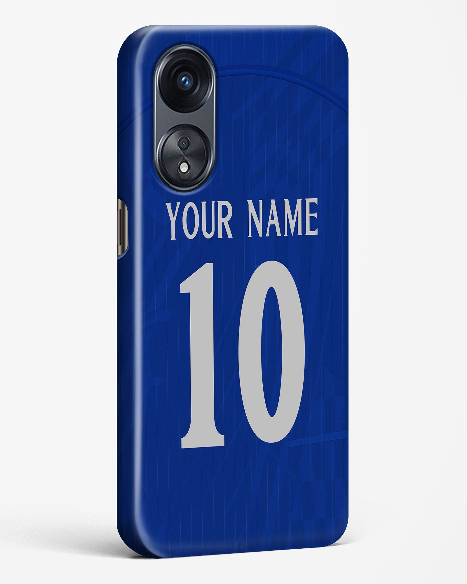 Hard case with Chelsea Home 25/26 jersey design and number 10
