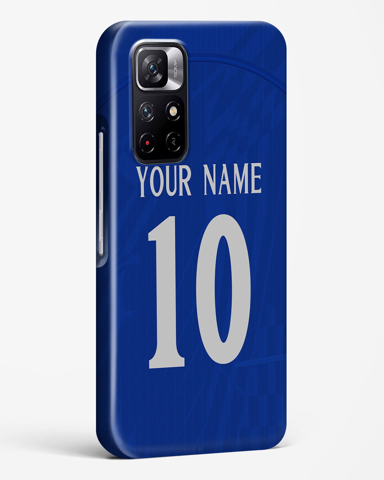 Personalized hard phone case inspired by Chelsea Home 25/26 jersey