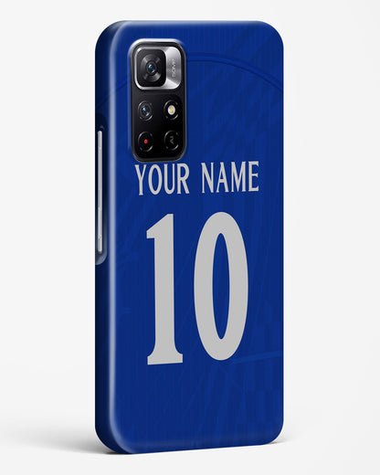 Personalized hard phone case inspired by Chelsea Home 25/26 jersey