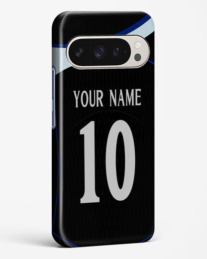 Black and blue soccer jersey hard phone case Chelsea Third 25/26