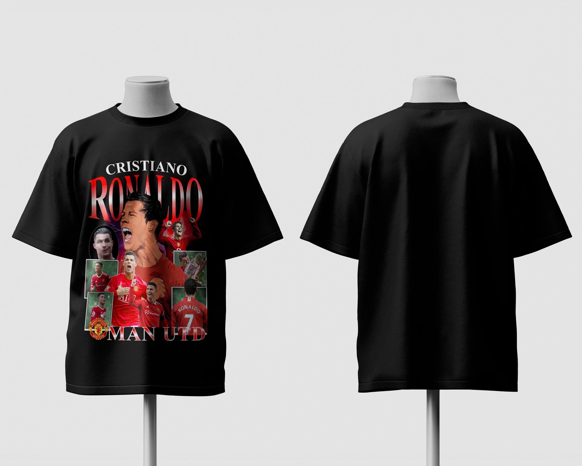Folded Cristiano Ronaldo Manchester United legacy fan shirt