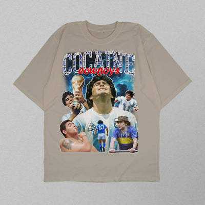 Diego Maradona Argentina Legend Vintage Tee – Football Graphic Shirt