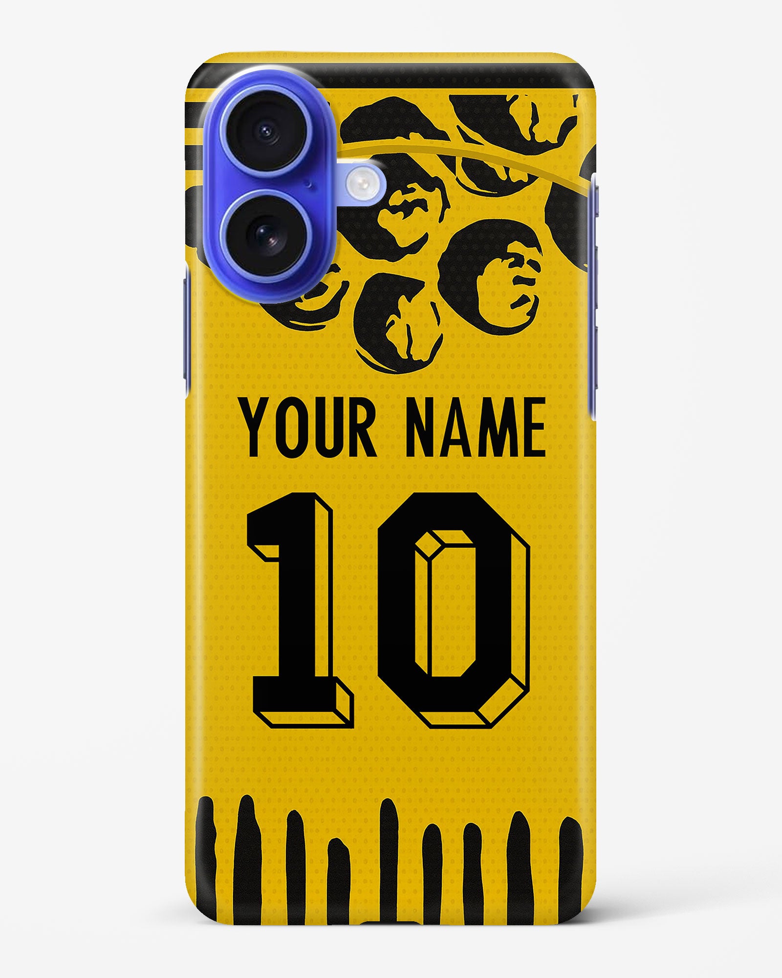 Personalized Dortmund Home 25/26 Soccer Jersey Hard Case for iPhone