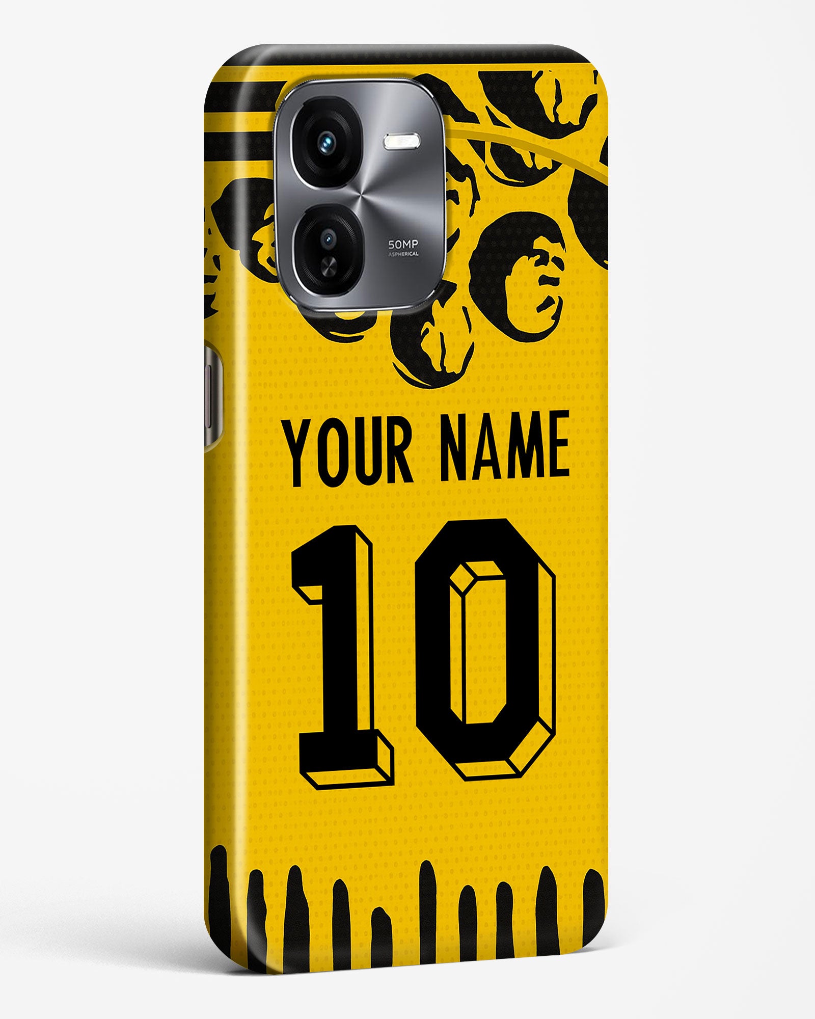 Name and number hard case in Dortmund Home 25/26 jersey style