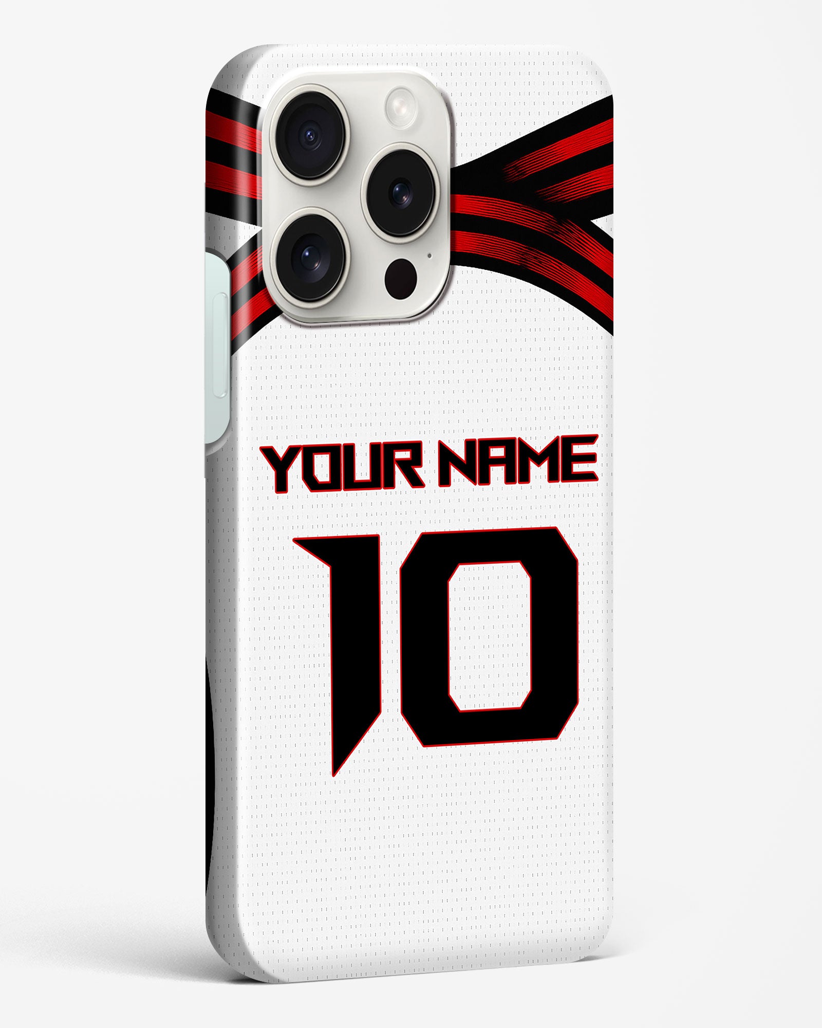 Flamengo Away 25/26 Soccer Jersey Hard Case with custom name and number