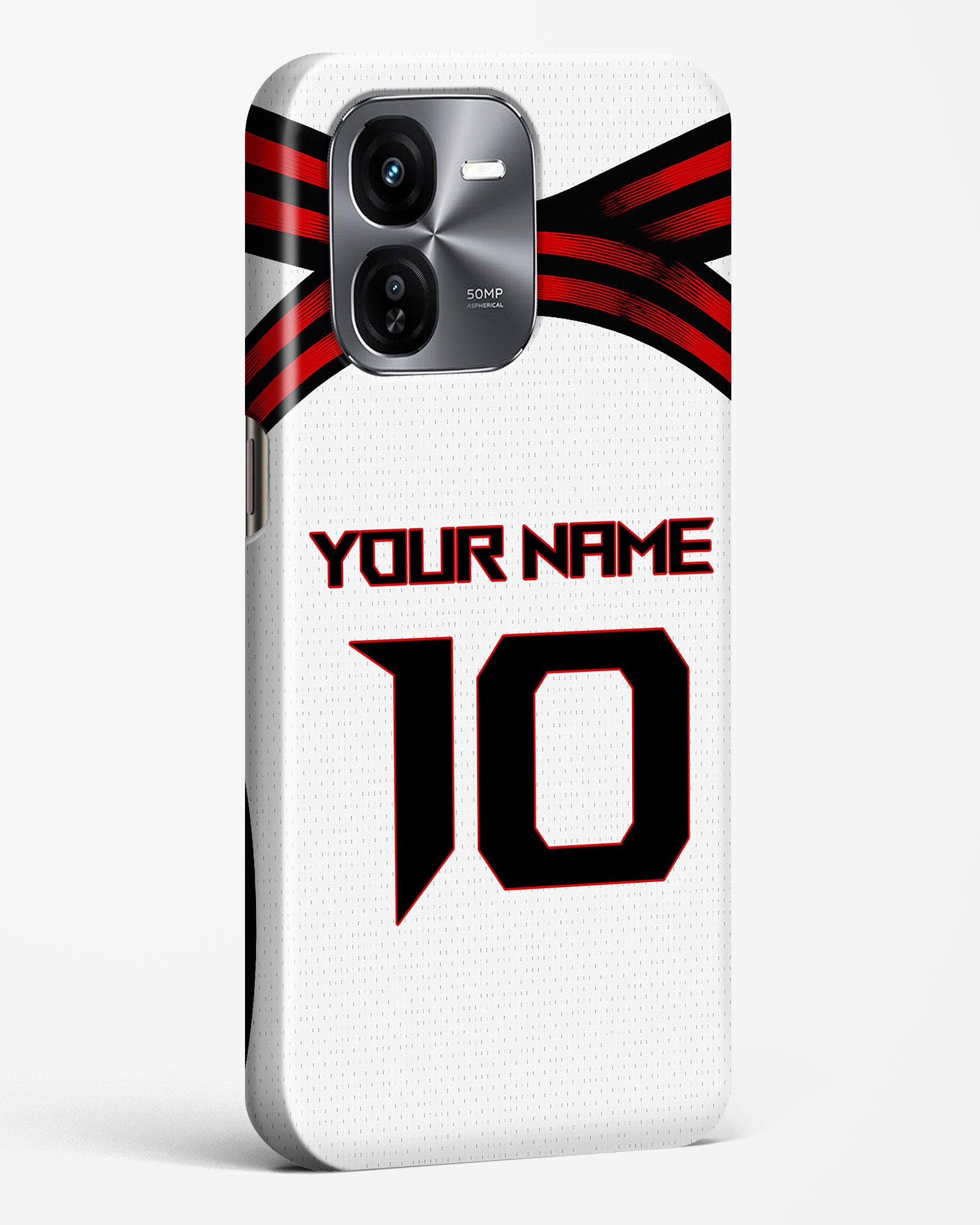 Name and number hard case in Flamengo Away 25/26 jersey style
