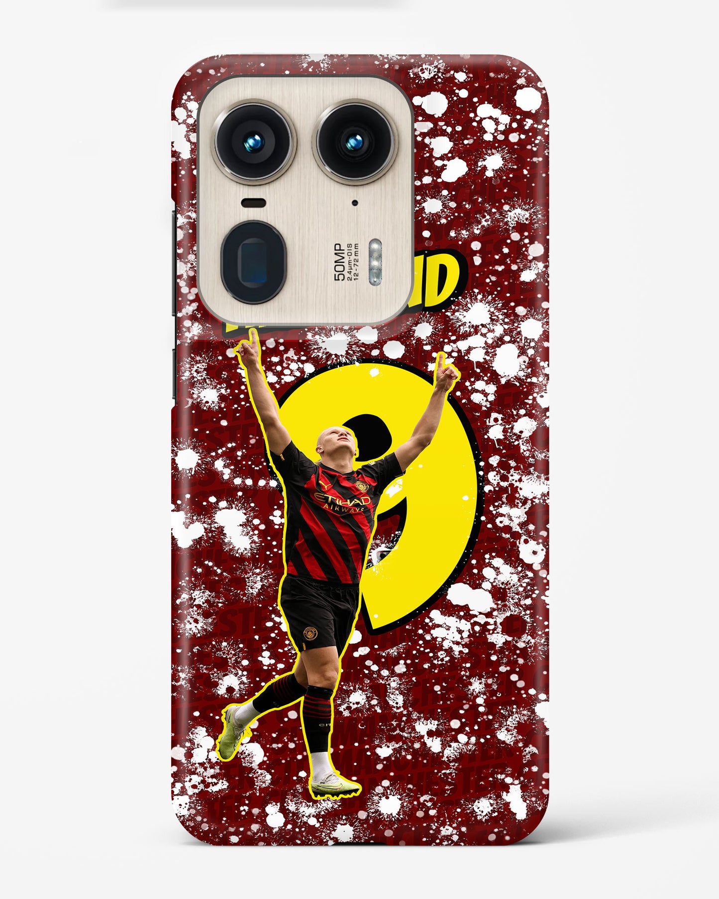 Haaland football celebration graphic phone hard case