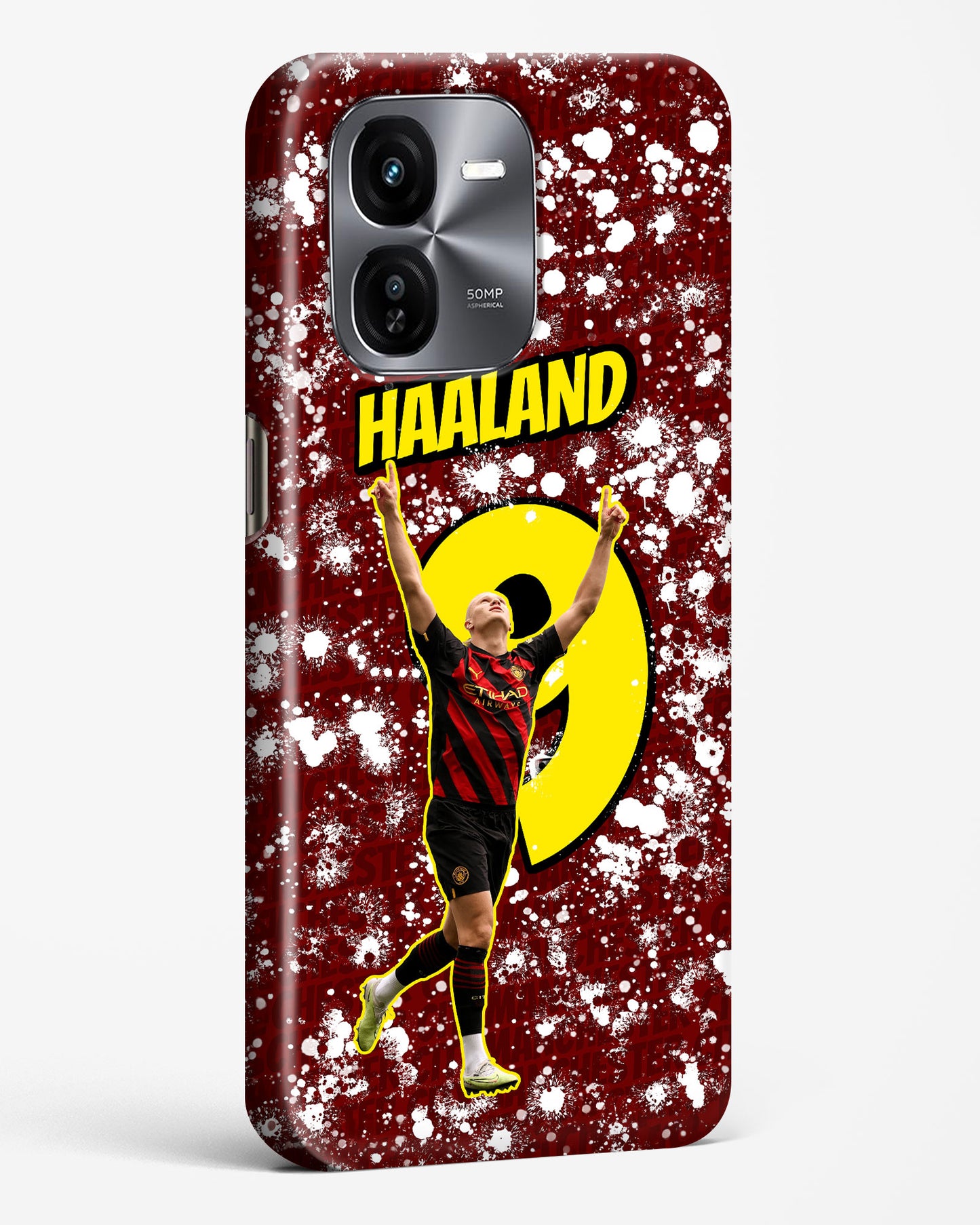 Haaland soccer celebration phone hard cover