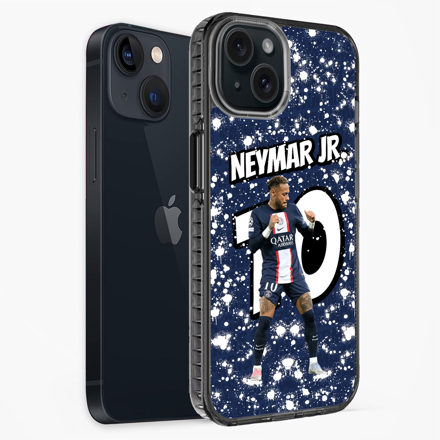 Phone case with Neymar Jr. design on a white background