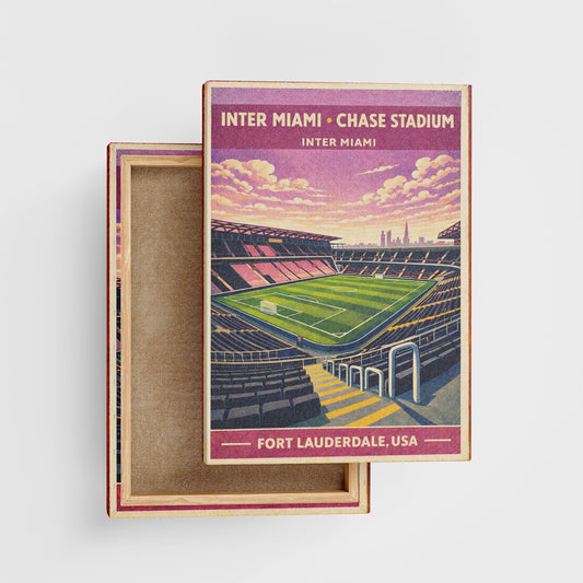 Inter Miami Home Ground Vintage Canvas