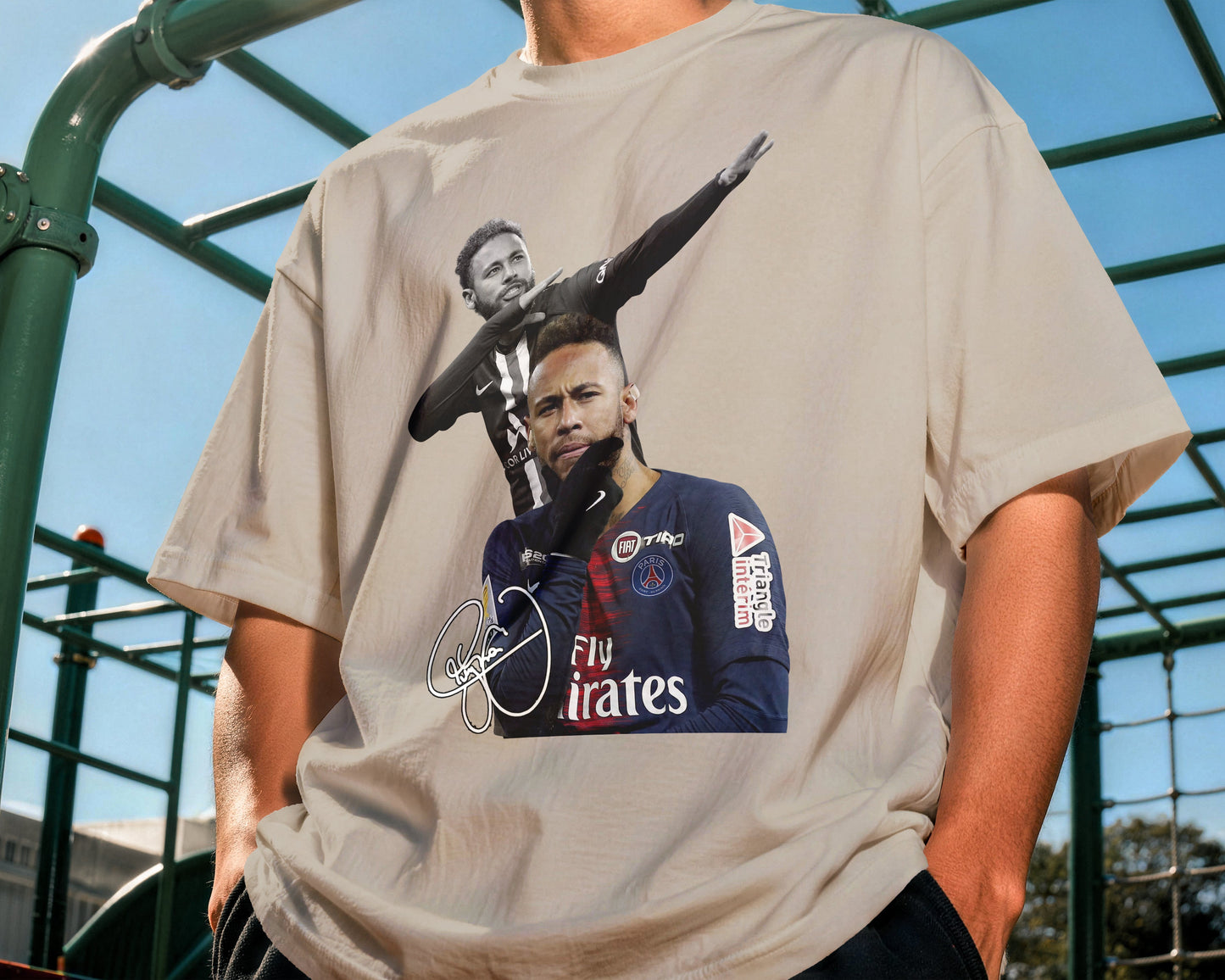 neymar streetwear football graphic t shirt