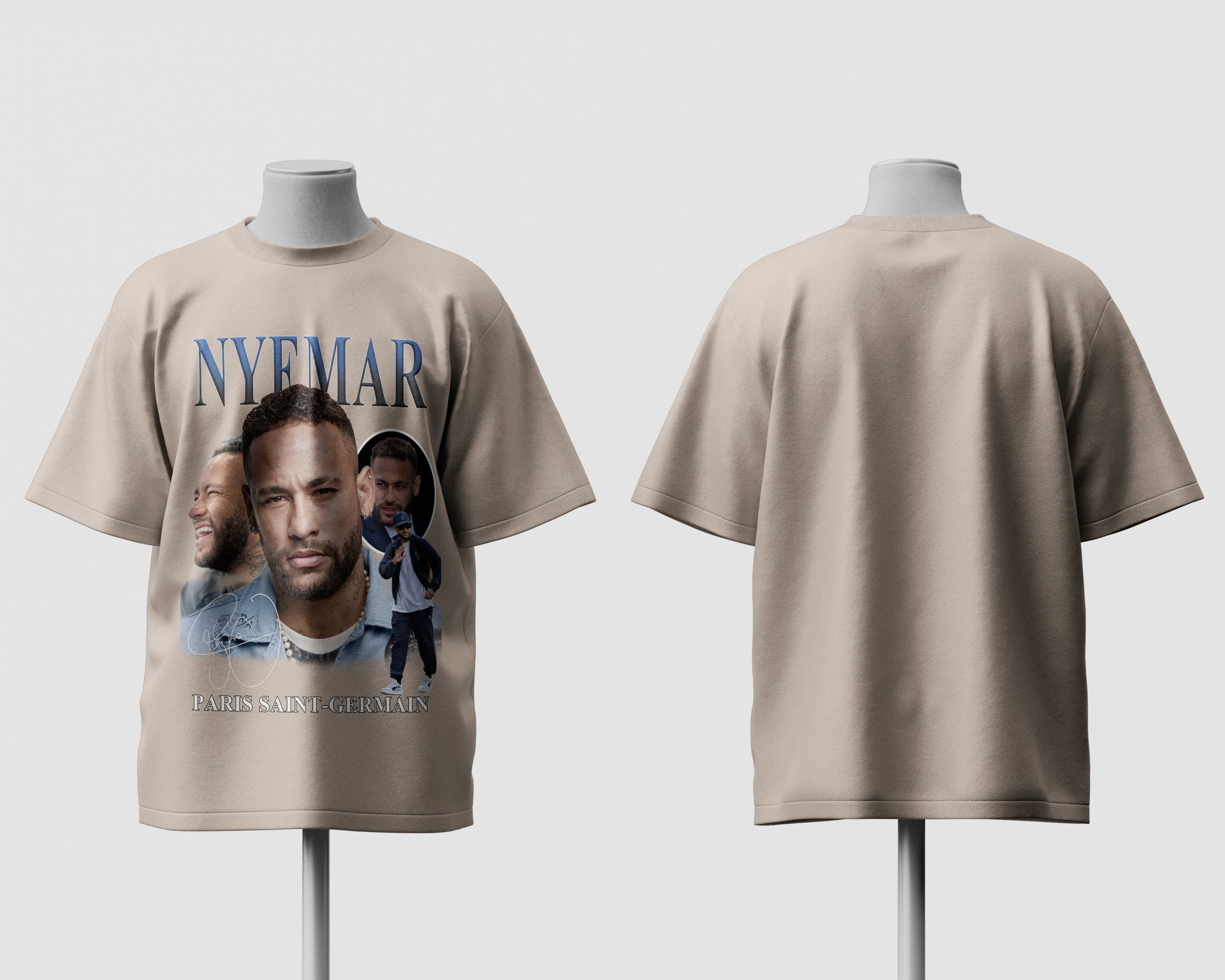 neymar football merch oversized t shirt
