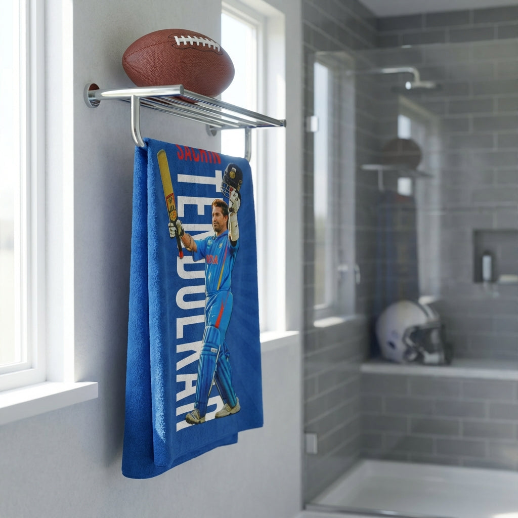 Sachin Tendulkar Microfiber Bath Towel | 300 GSM