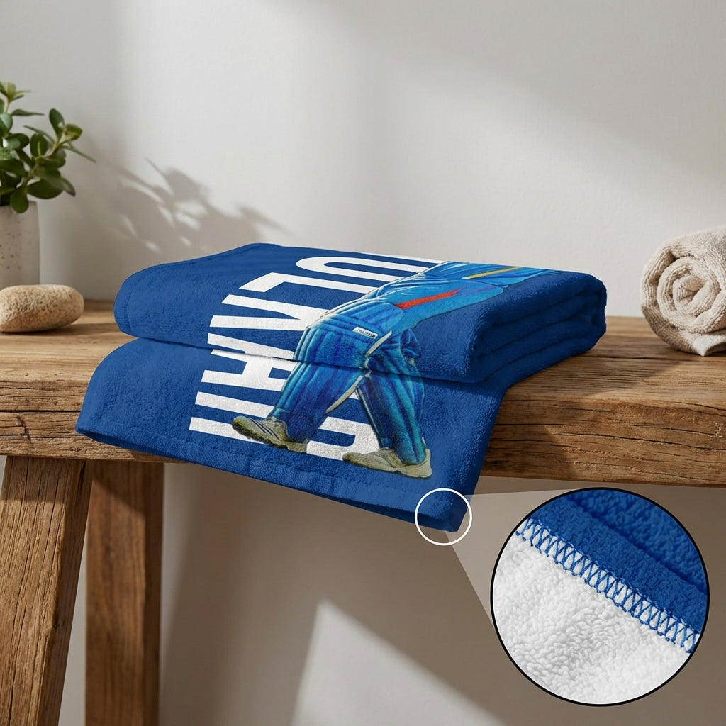 Sachin Tendulkar Microfiber Bath Towel | 300 GSM
