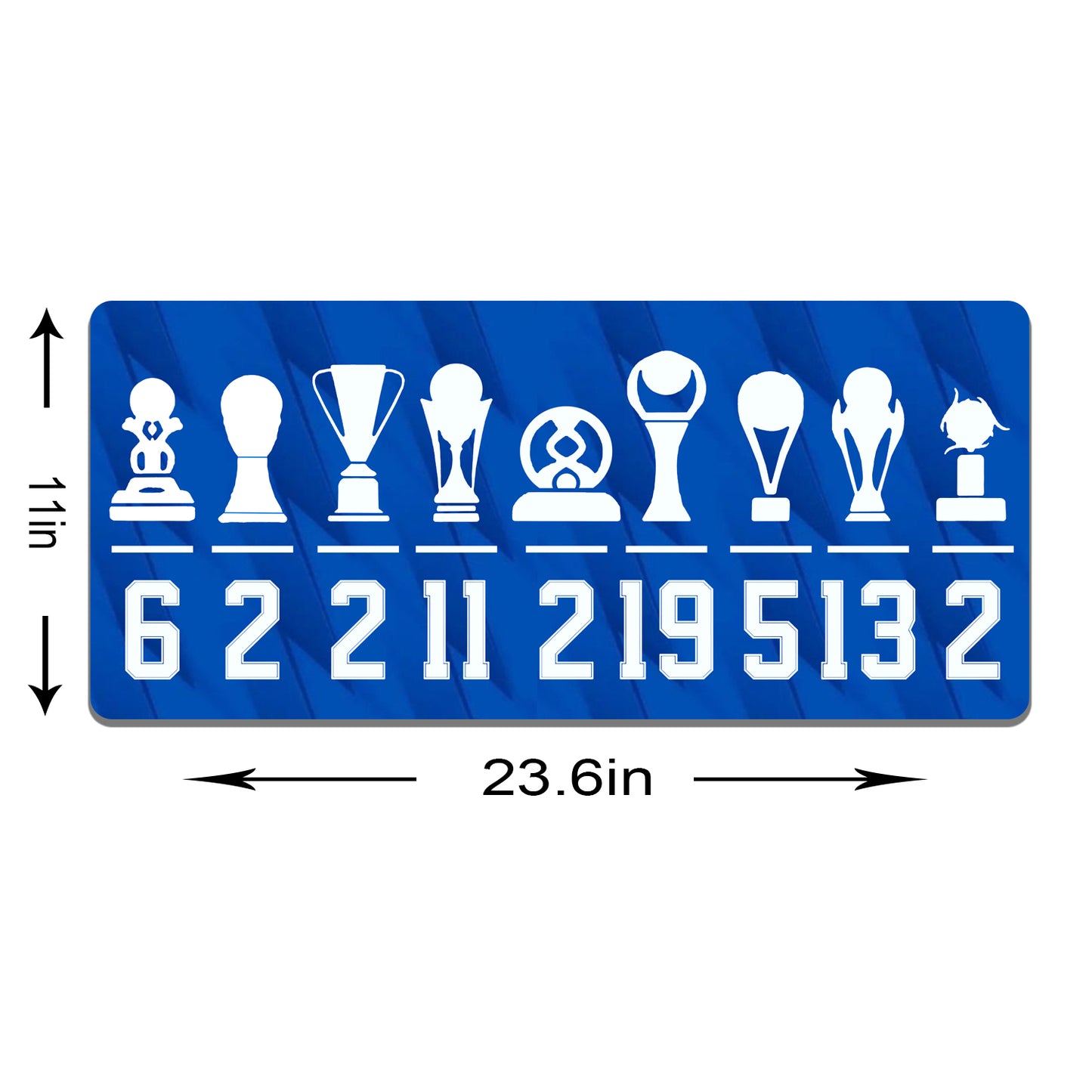 The Count of Champions Career Teams Desk-Mat