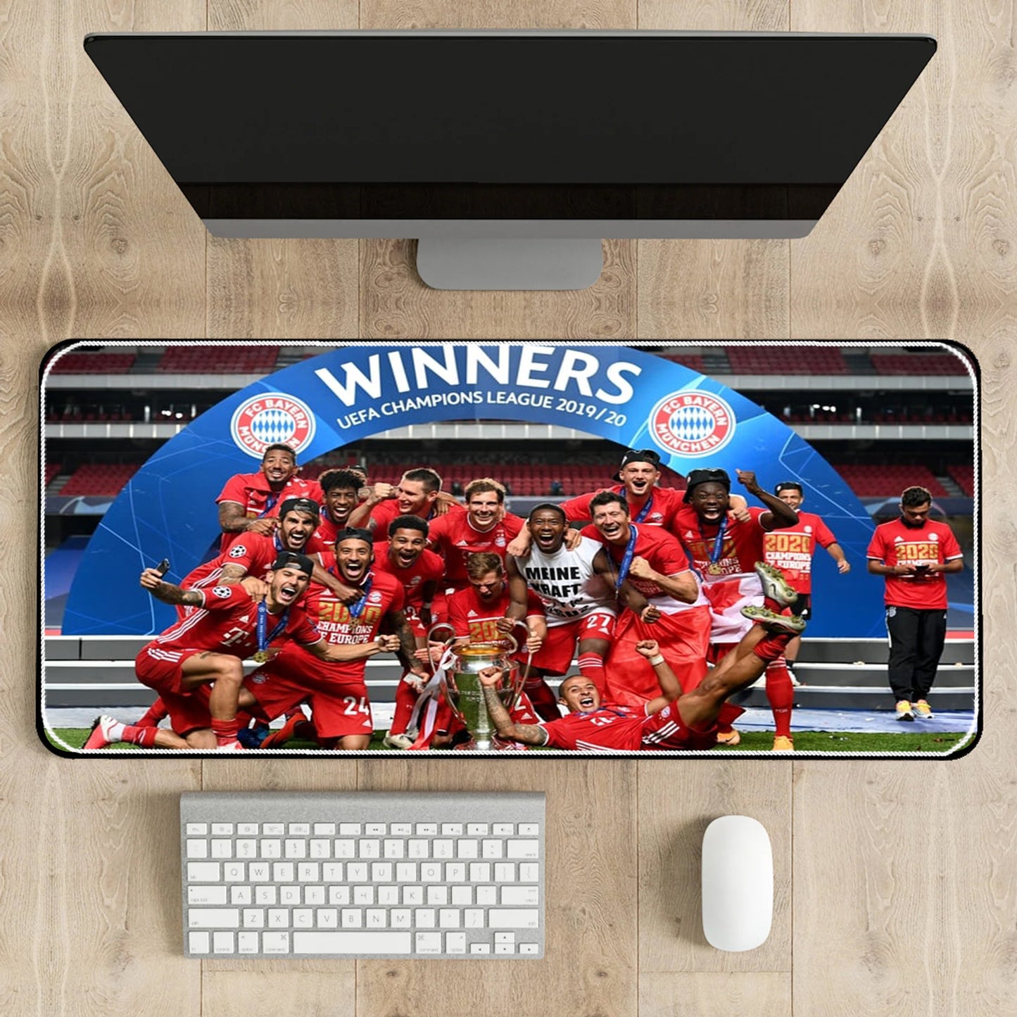 Bayern 2020 Champions League Winners career Teams Desk-Mat