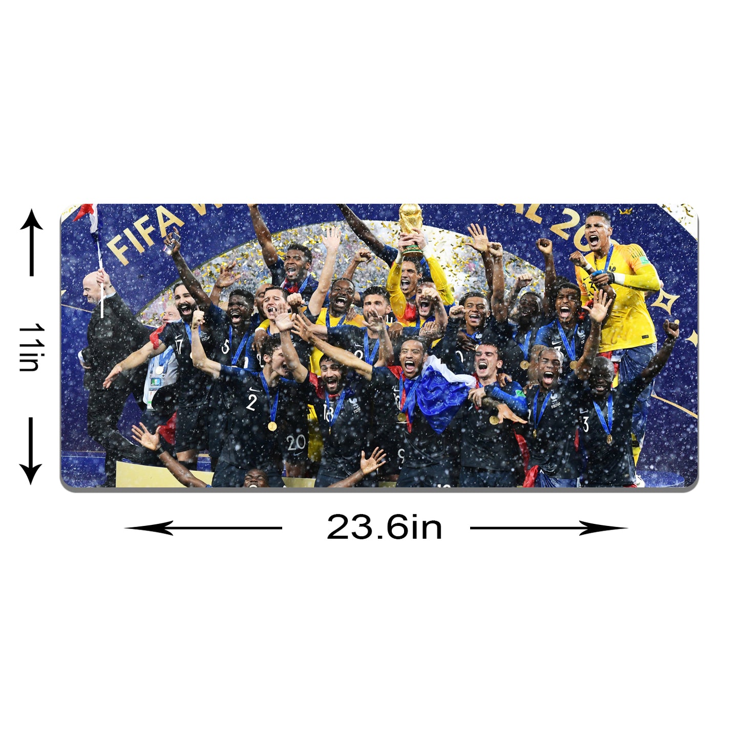 France 2018 World Champions career Teams Desk-Mat