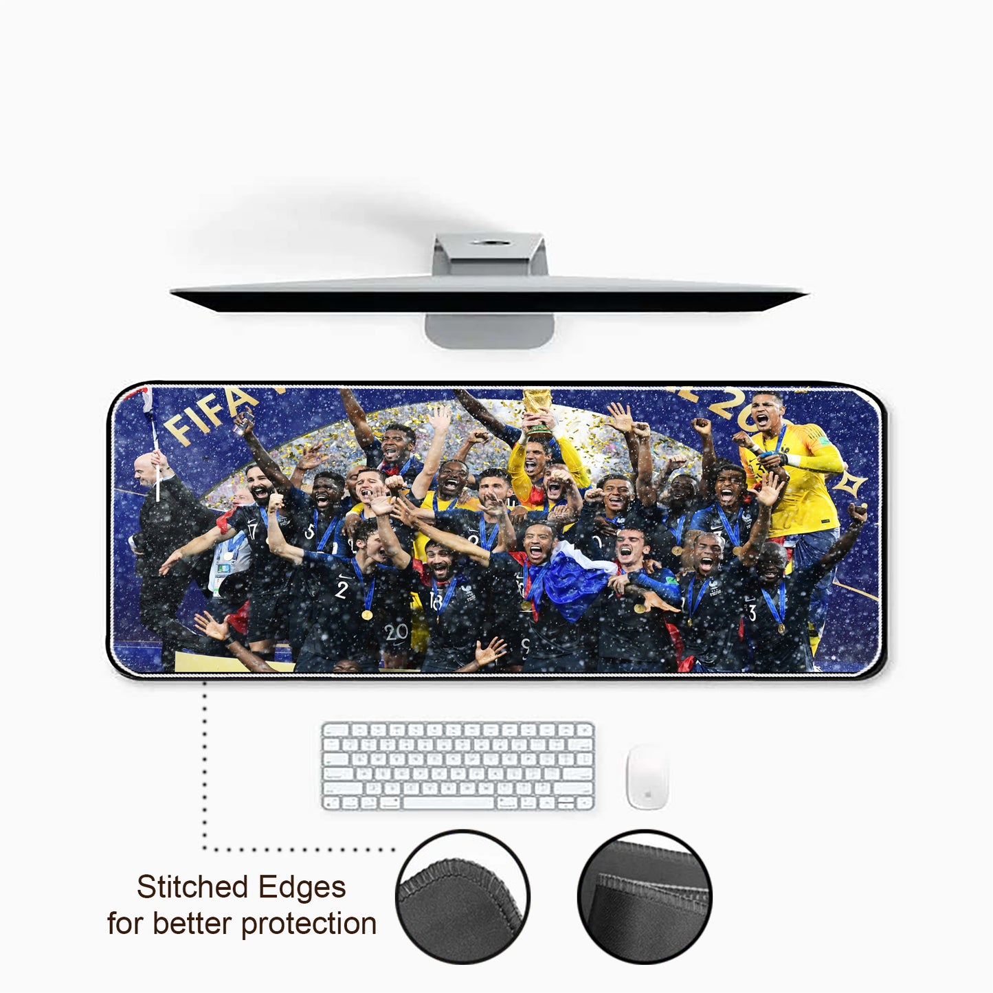 France 2018 World Champions career Teams Desk-Mat