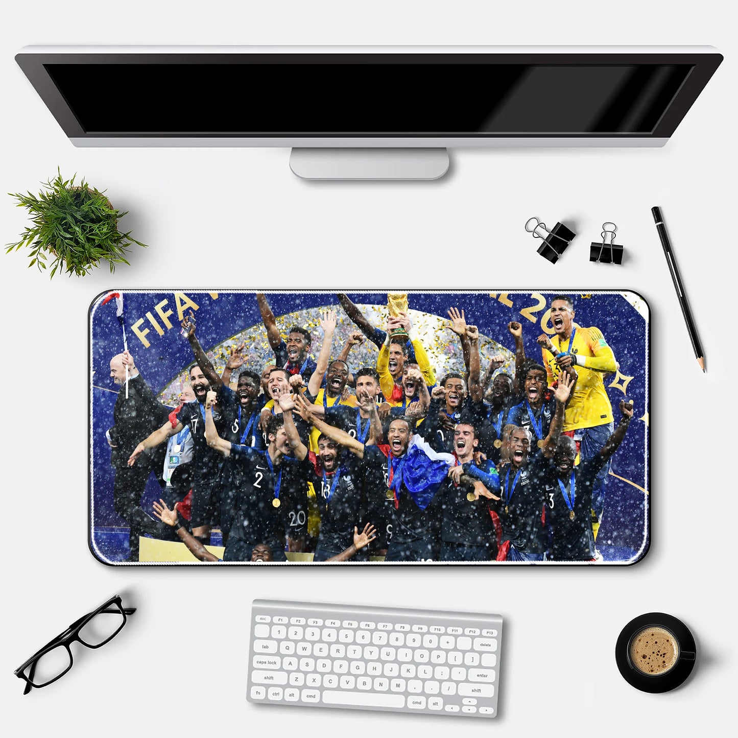 France 2018 World Champions career Teams Desk-Mat