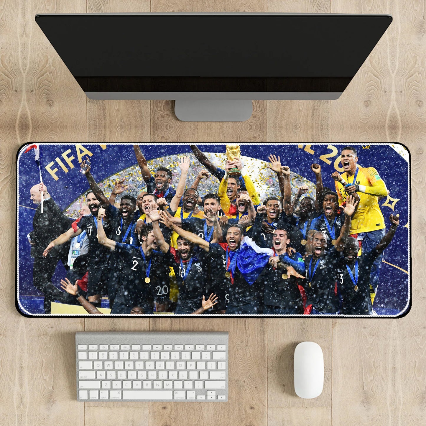 France 2018 World Champions career Teams Desk-Mat