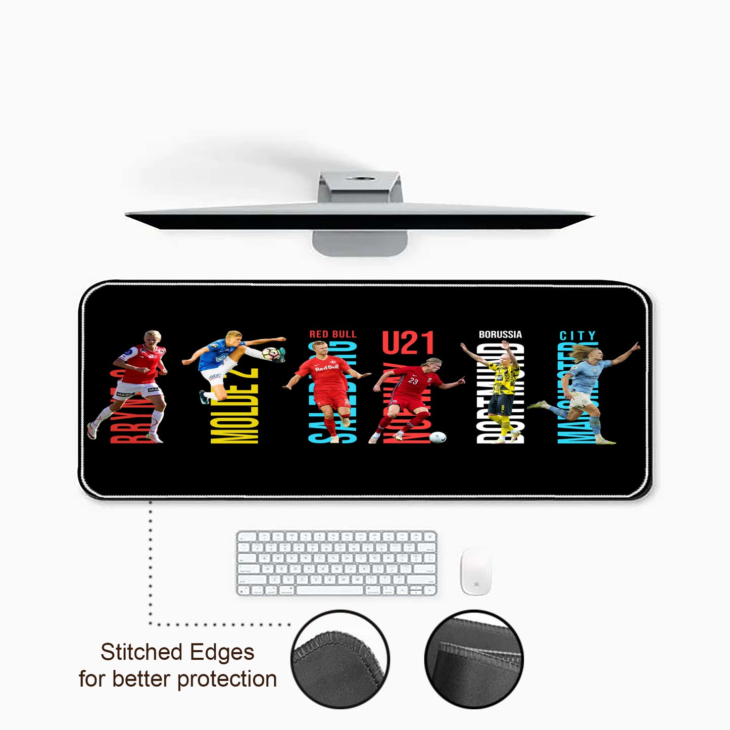 Erling Haaland Career Teams Desk-Mat