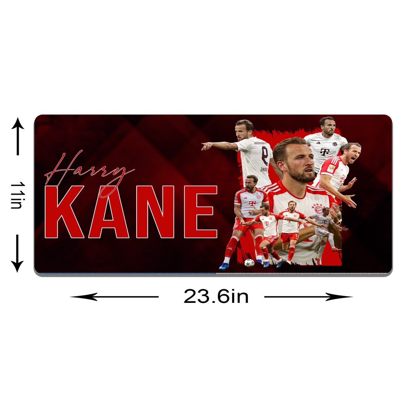 Harry Kane Red Warrior Career Teams Desk- Mat