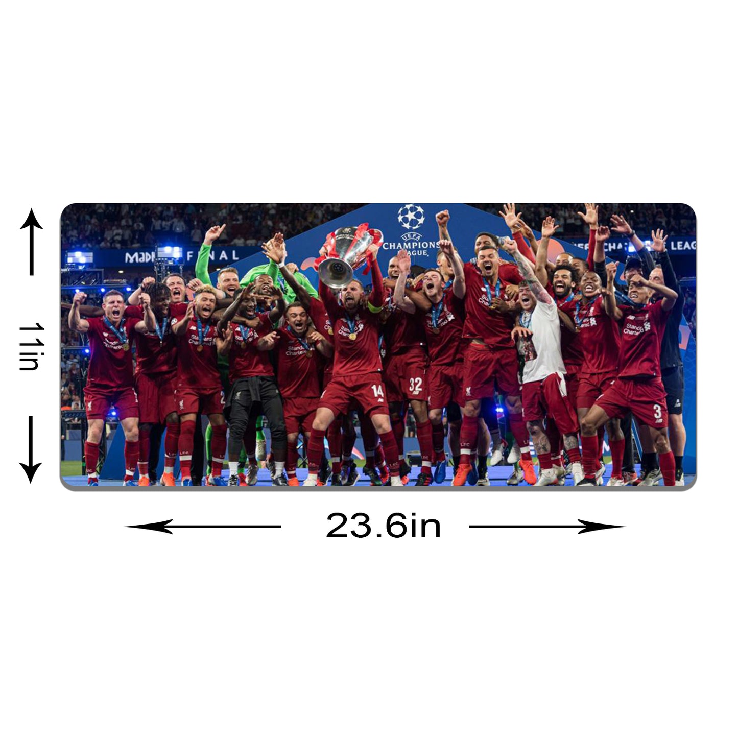 Liverpol Champions 2019 Career Teams Desk- Mat