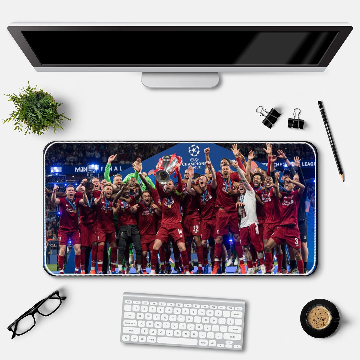 Liverpol Champions 2019 Career Teams Desk- Mat