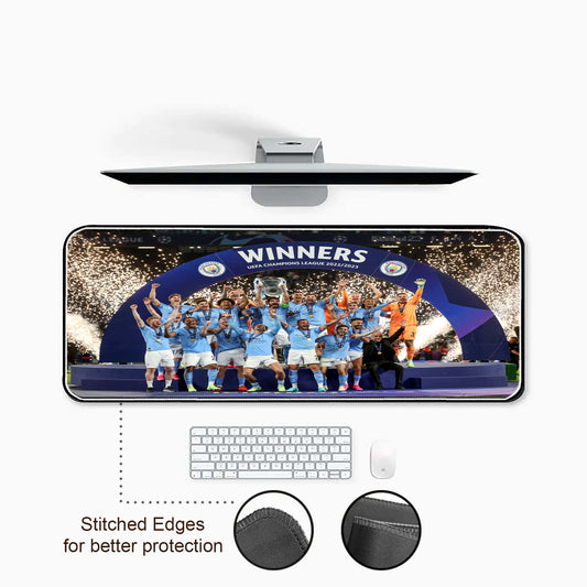 Man City Champions 22/23 Career Teams Desk-Mat
