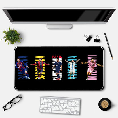 Messi career Teams Desk-Mat