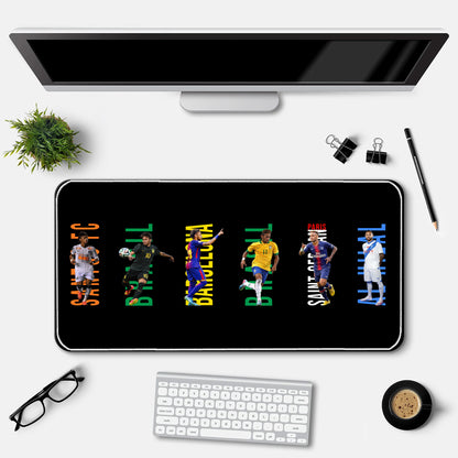 Neymar Jr career Teams Desk-Mat
